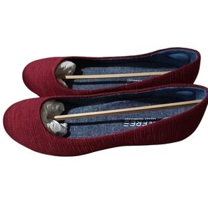 Dr. Scholl's Burgundy Flats